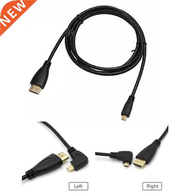 Micro HDMI Cable Right Angled 90 Degree HDMI Type D to HDMI