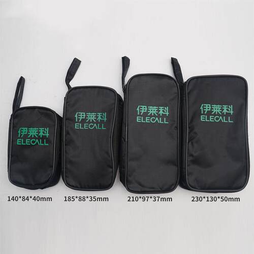 ELECALL tool bag for digital multimeter tool kit black mult