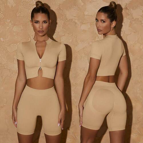 Yoga Suit Women's Sport Legging Trasuit Outfits High Waist
