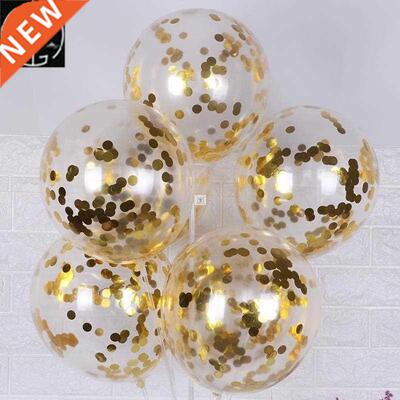 10pcs/lot Glitter Confetti Latex Balloons Romantic Wedding