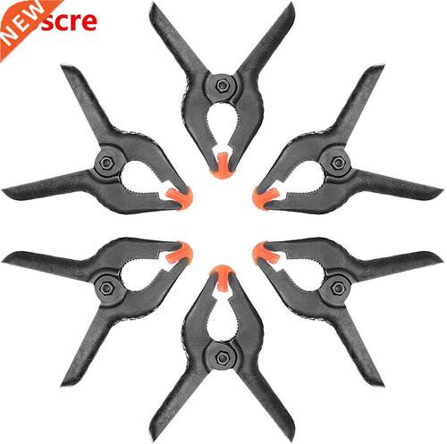 Backdrop Spring Clamps 6 Pack, 4.5 inch Heavy Duty Clips for