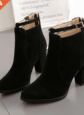 comemore Women's Shoes Autumn Winter Fashion Woman High Heel