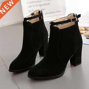 comemore Women's Shoes Autumn Winter Fashion Woman High Heel