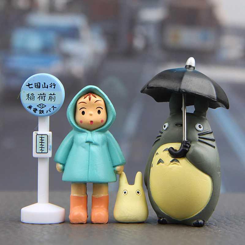 1Set Anime My Neighbor Totoro Action Figure Toy Hayao Miyaza