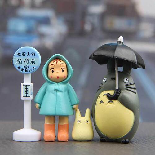 1Set Anime My Neighbor Totoro Action Figure Toy Hayao Miyaza