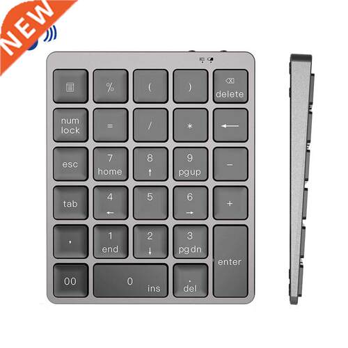 Bluetooth Numeric Keypad Protable Aluminium Alloy Wireless K