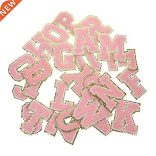 26 Pcs English Letter Sewing Patches Embroidery Appliques