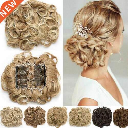 S-noilite Synthetic LARGE Comb Clip In Curly Hair Extension