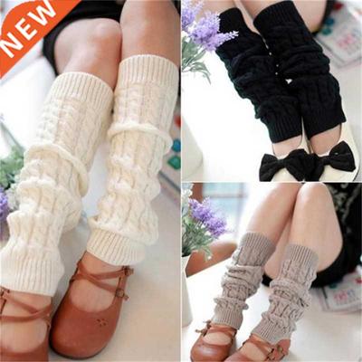 Lolita Leg Warmers Women Warm Winter Knit Foot ver Crochet K