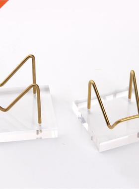 1 PC Acrylic Display Stand Geode Minerals Relics Rocks