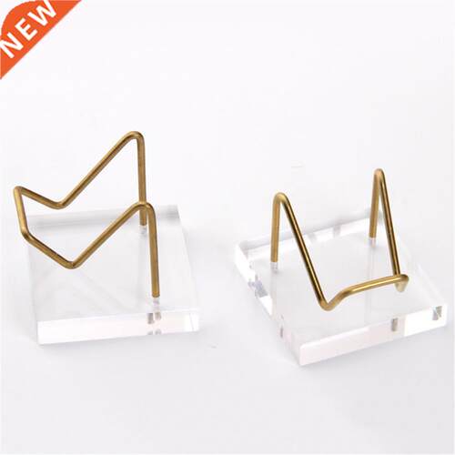 1 PC Acrylic Display Stand Geode Minerals Relics Rocks