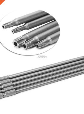 5 Pcs/Set 150mm T10-T0 Long Magnetic Torx Electric Screwdri