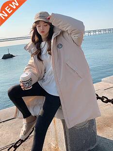 Korean style down padded jacket women's mid-to-long section