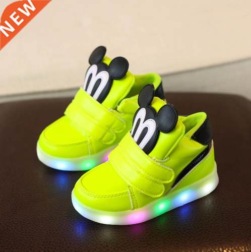 Children Casual Shoes With Light LED Boys Girls Sneakers Sp