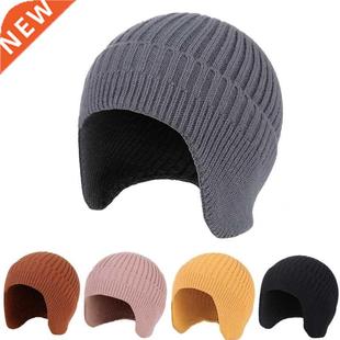 Outdoor Winter Earmuffs Cycling Warm Knitting Hat Sets Ski