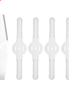 5pcs Lawn Mower Blade Set Includes 1PC Metal Blade 4PCS Plas