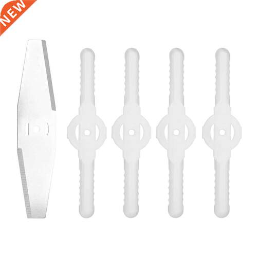 5pcs Lawn Mower Blade Set Includes 1PC Metal Blade 4PCS Plas