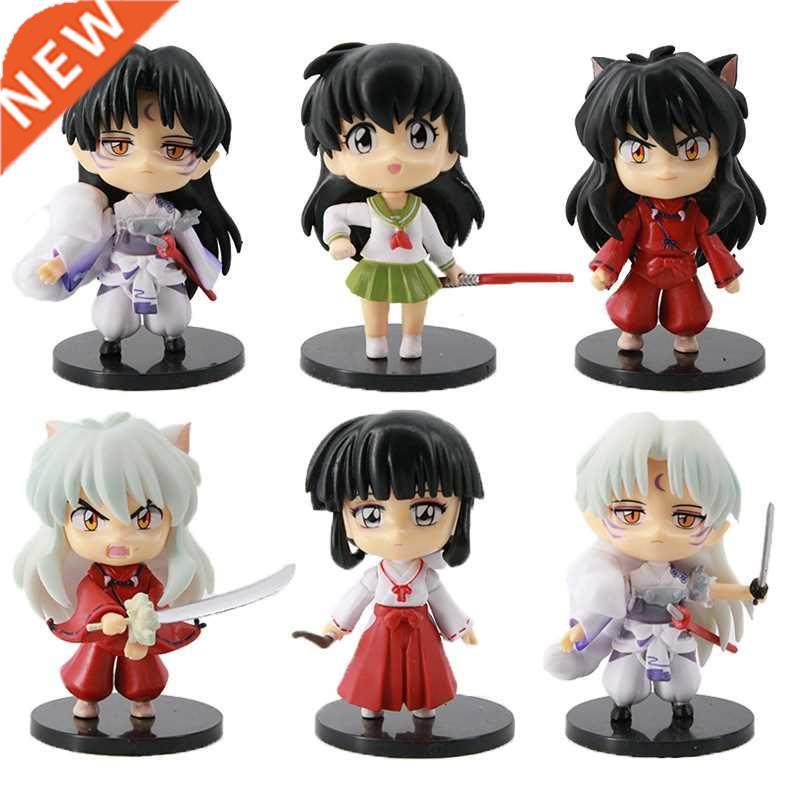 10cm Q Version Anime Inuyasha Figure #1514 #1300 Change Face