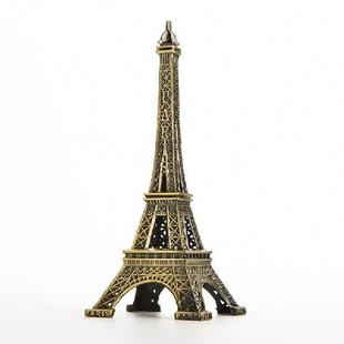 Vintage Metal Crafts Bronze Paris Eiffel Tower Figurine