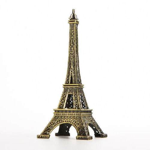 Vintage Metal Crafts Bronze Paris Eiffel Tower Figurine