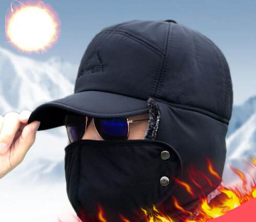 Warm hat rend Winter Thermal Bomber Hats Men Women Fashion E