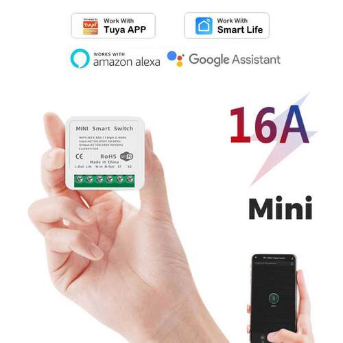 MINI Wifi Smart Switch 16A 2-way Control Timer Wireless Swit