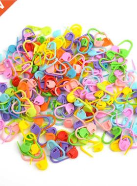 50-500pcs Mix Color Plstic Resin Smll Clip Locking Stitch