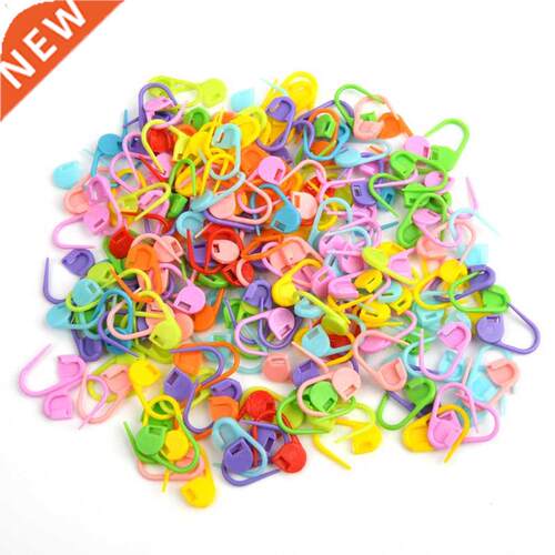 50-500pcs Mix Color Plstic Resin Smll Clip Locking Stitch