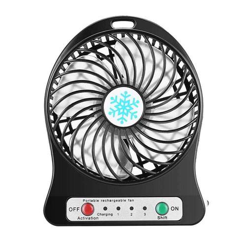 Mini Portable Fan Usb Rechargeable Air Cooler 4-inch