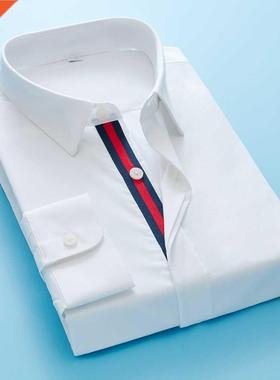 Shirts Men 2021 New High Quality Men's Square Collar Embroid