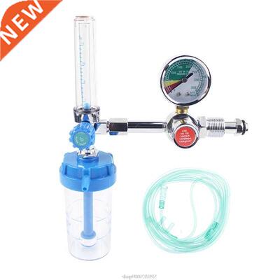 Oxygen Pressure Regulator O2 Pressure Reducer Gauge Meter Fl