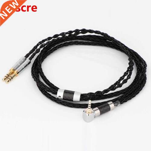 8 Core Hephone Earphone Cable For Denon AH-D600 D7100 Hifi
