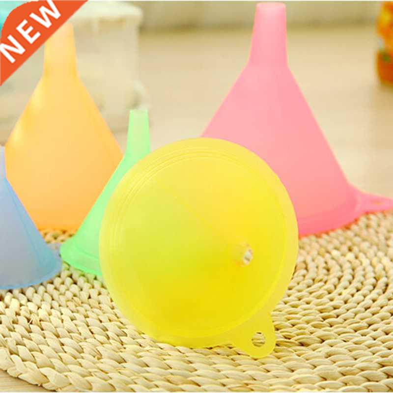 5 PC Kitchen Set Oil Large Variety Kit Plastic Funnel Oil