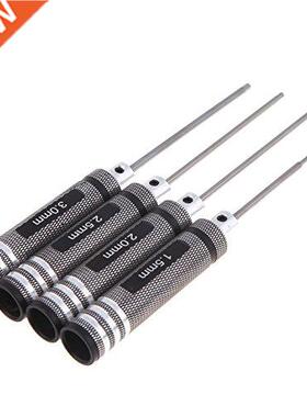Black 4 pcs 1.5mm 2.0mm 2.5mm 3.0mm hexagonal for RC Helicop