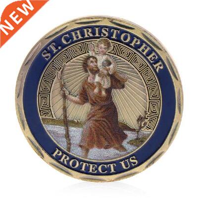 St Chrisher Patron Saint Of Travelers Commemorative