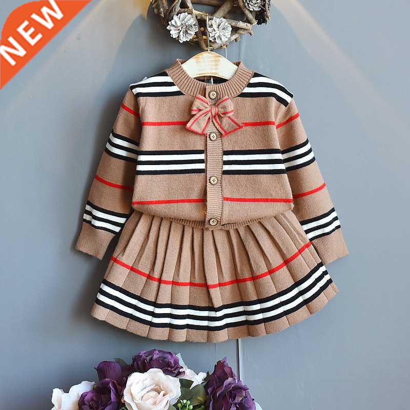 Baby Girl Clothes Set Autumn Winter 2022 New Fashion Striped