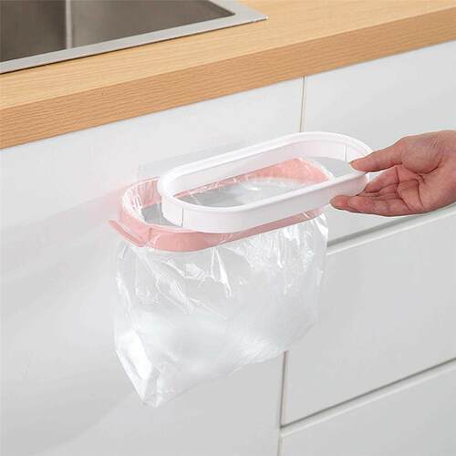 Hanging Wall Mount Garbage Bag Holder Cabinet Door Hanger