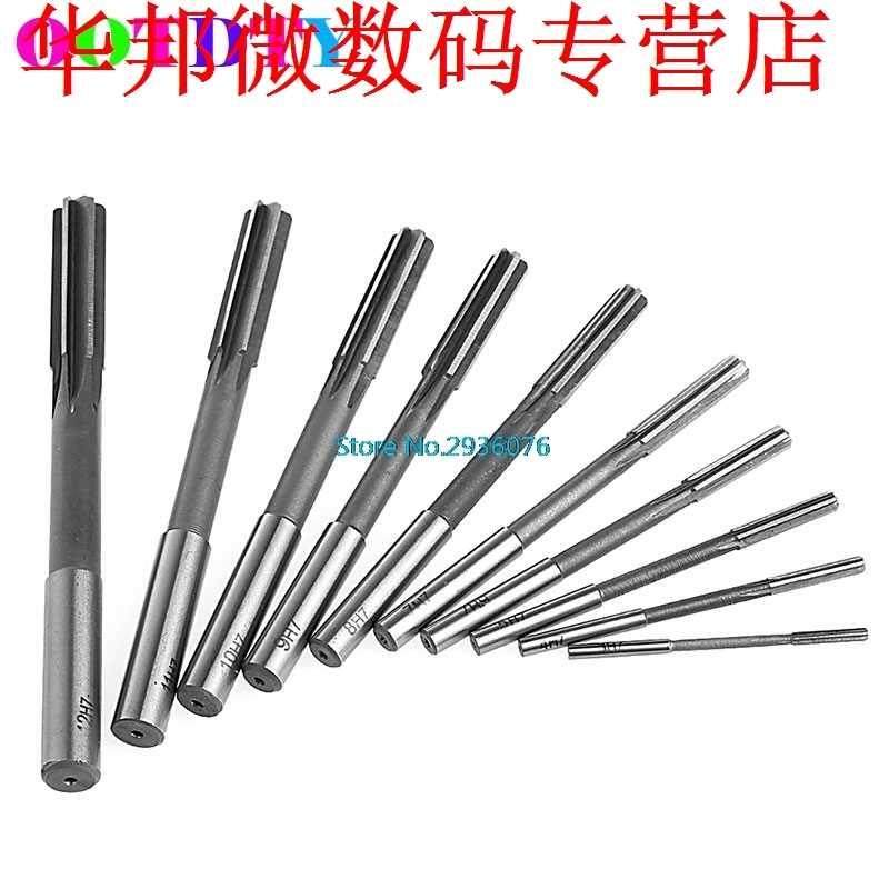 10Pcs 3-12mm HSS Straight Shank Chucking Reamer Milling Cut