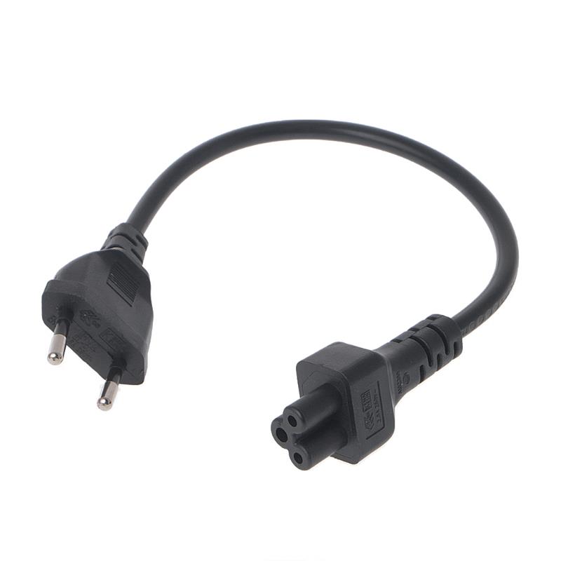 Power Adapter Cord EU 2 Pin Male To IEC 320 C5 Micky For Not