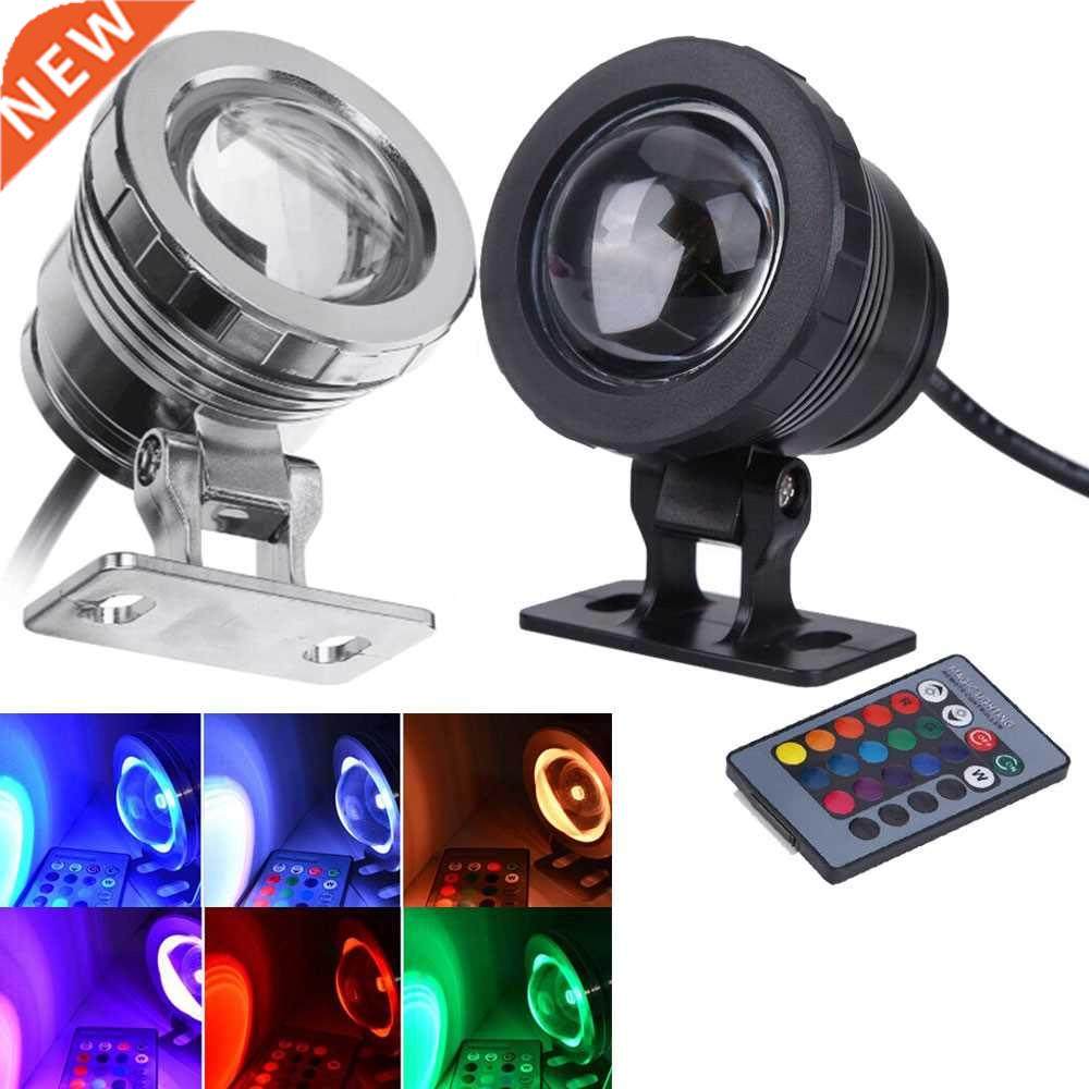 10W Waterproof RGB LED Underwater Light Submersible Garden P