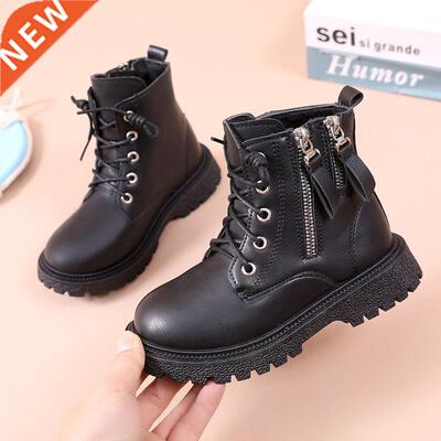 Chldren's Boots Soft-soled Grls Martn Boots Wnter Plus V