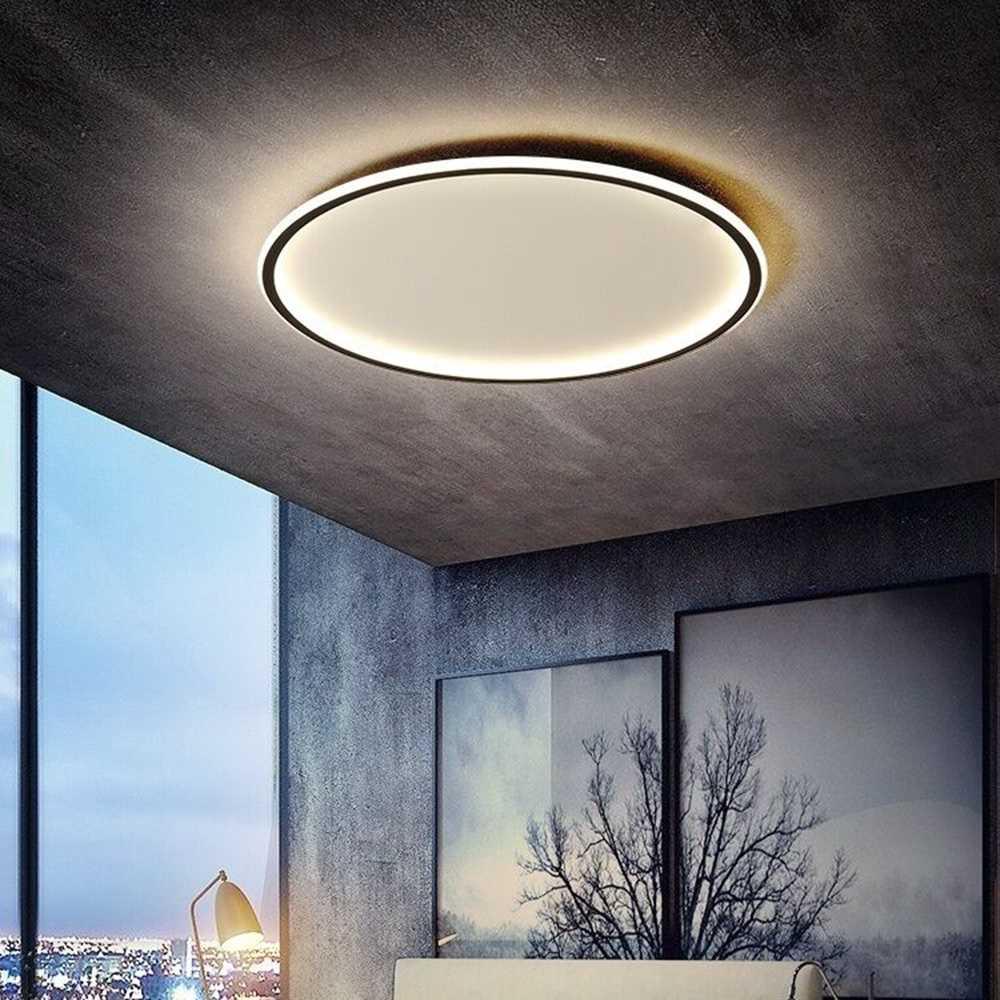 Simple room living room dimming lamp round ultra-thin led ce