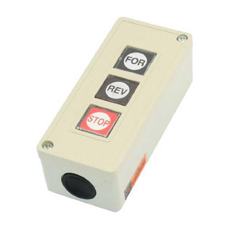 Forward Reverse Stop Momentary Button Control Switch TPB/3,