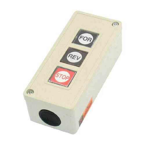 Forward Reverse Stop Momentary Button Control Switch TPB/3,