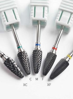 5 Type Black Ceramic Nail Drill Bits Milling Cutter For Rot