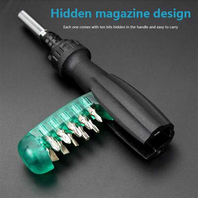 11 in 1 Precision Ratchet Screwdriver Combo Set Multifunctio