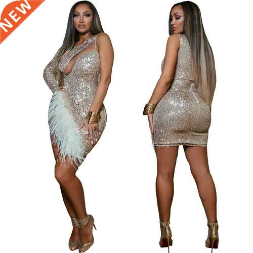 20 new nightclub sequins party sexy dress夜店亮片聚会连衣裙