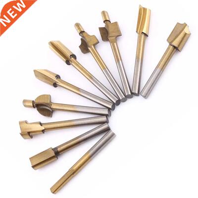 10pcs Edge Cutters Trimmer Router Machine Bits 1/8