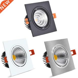 Recessed Square Dimmable LED Downlights 7W 9W 12W COB LED Ce