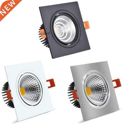 Recessed Square Dimmable LED Downlights 7W 9W 12W COB LED Ce